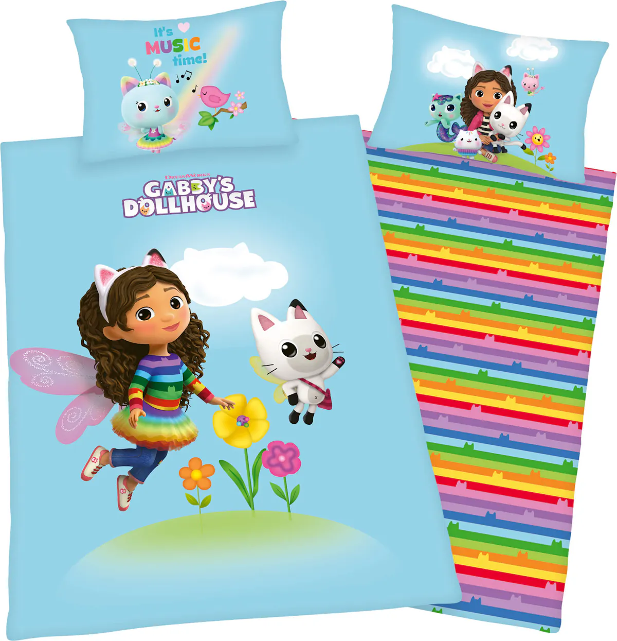 Bettwäsche von Gabby's Dollhouse für dein Bett!