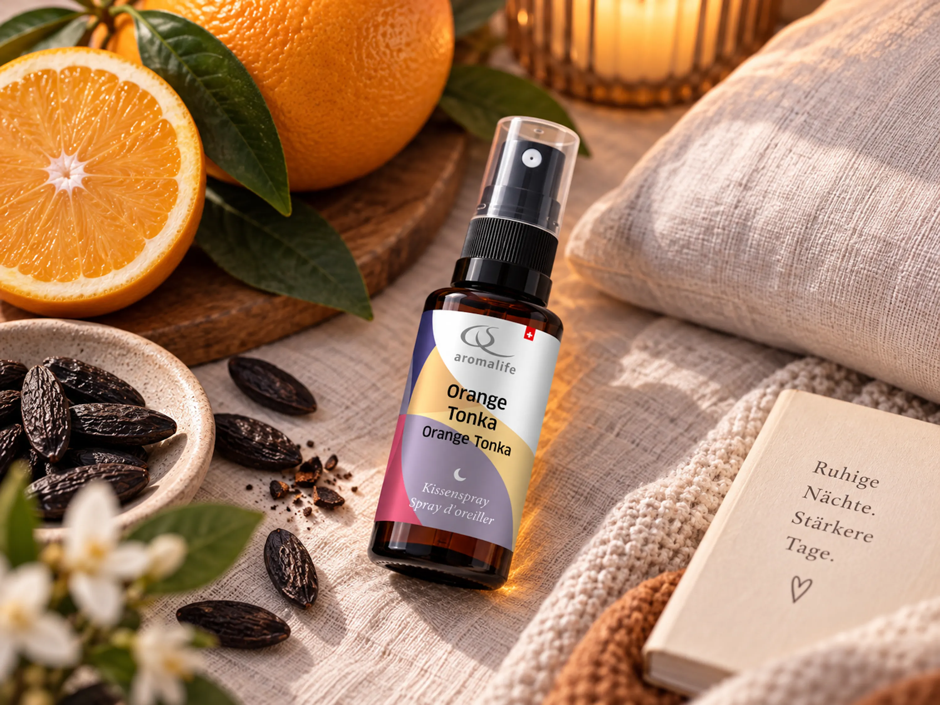 Aromalife Kissenspray Orange & Tonka