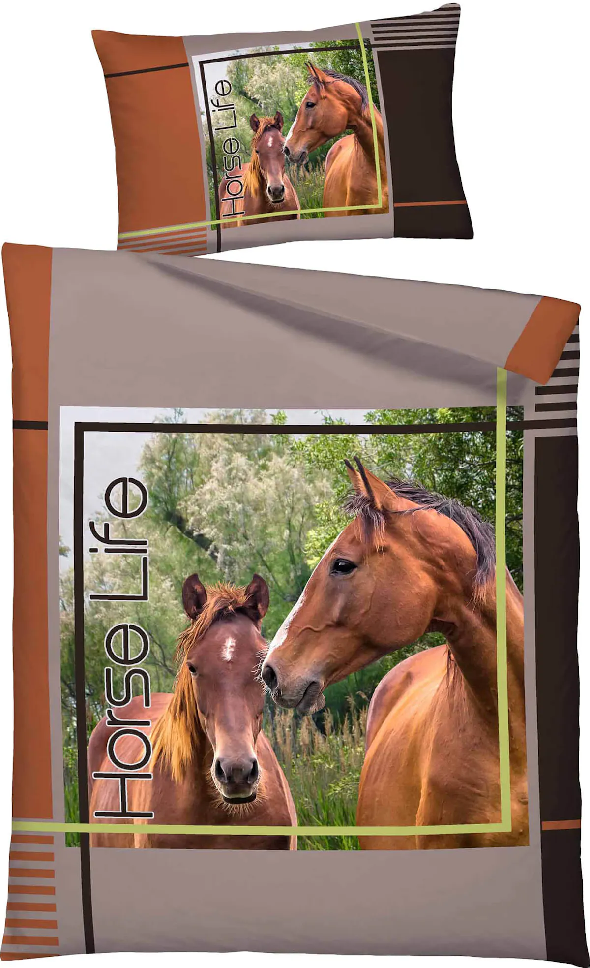 Bettwäsche Pferd «Horse Life» für dein Schlafzimmer entdecken