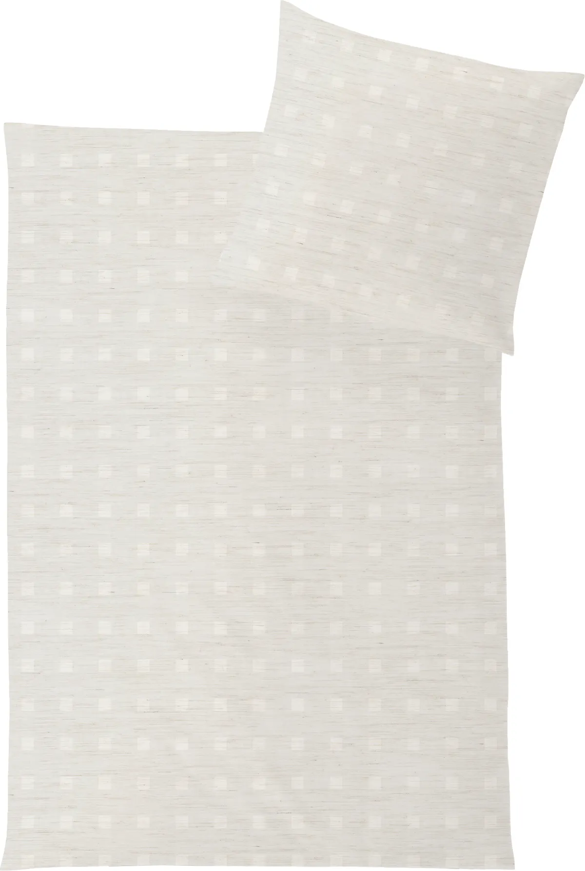 HEFEL Bettwäsche Opulence WÜRFEL pearl