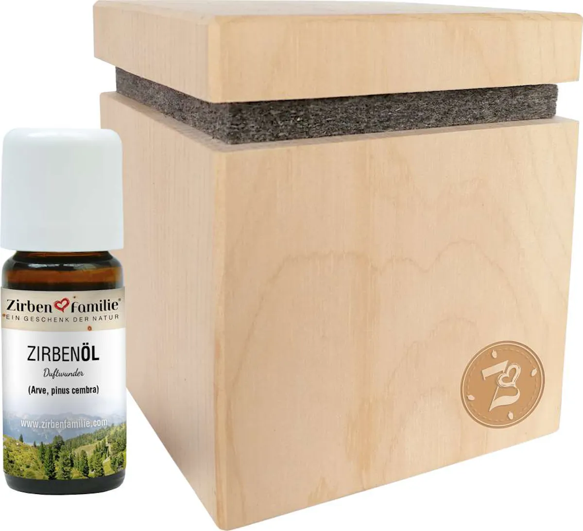 ZirbenWürfel Premium Edition von Zirbenfamilie - Zirbenduft für jeden Raum