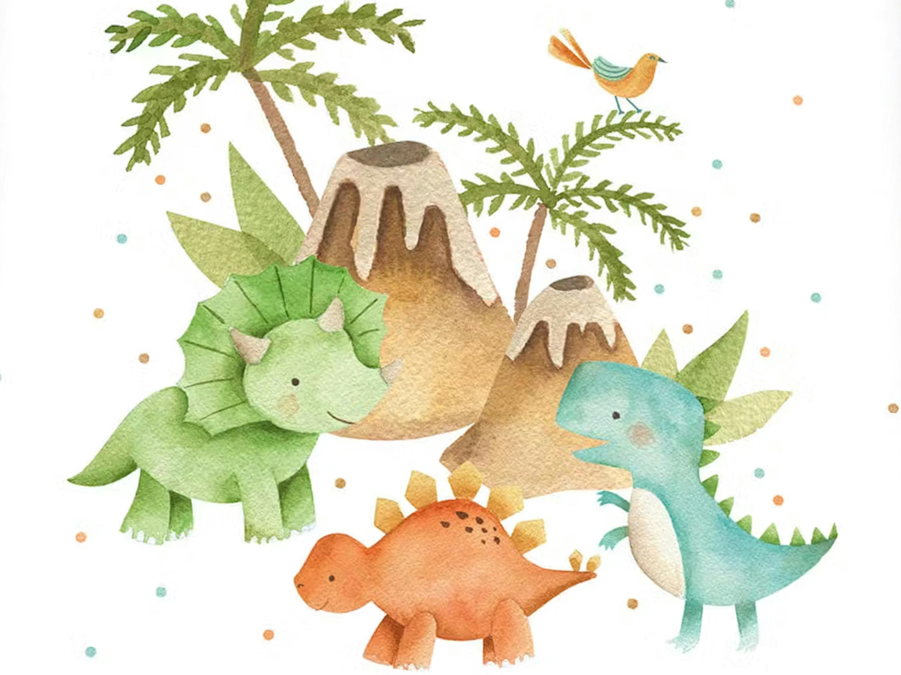 Baby-Bettwäsche Dinosaurier