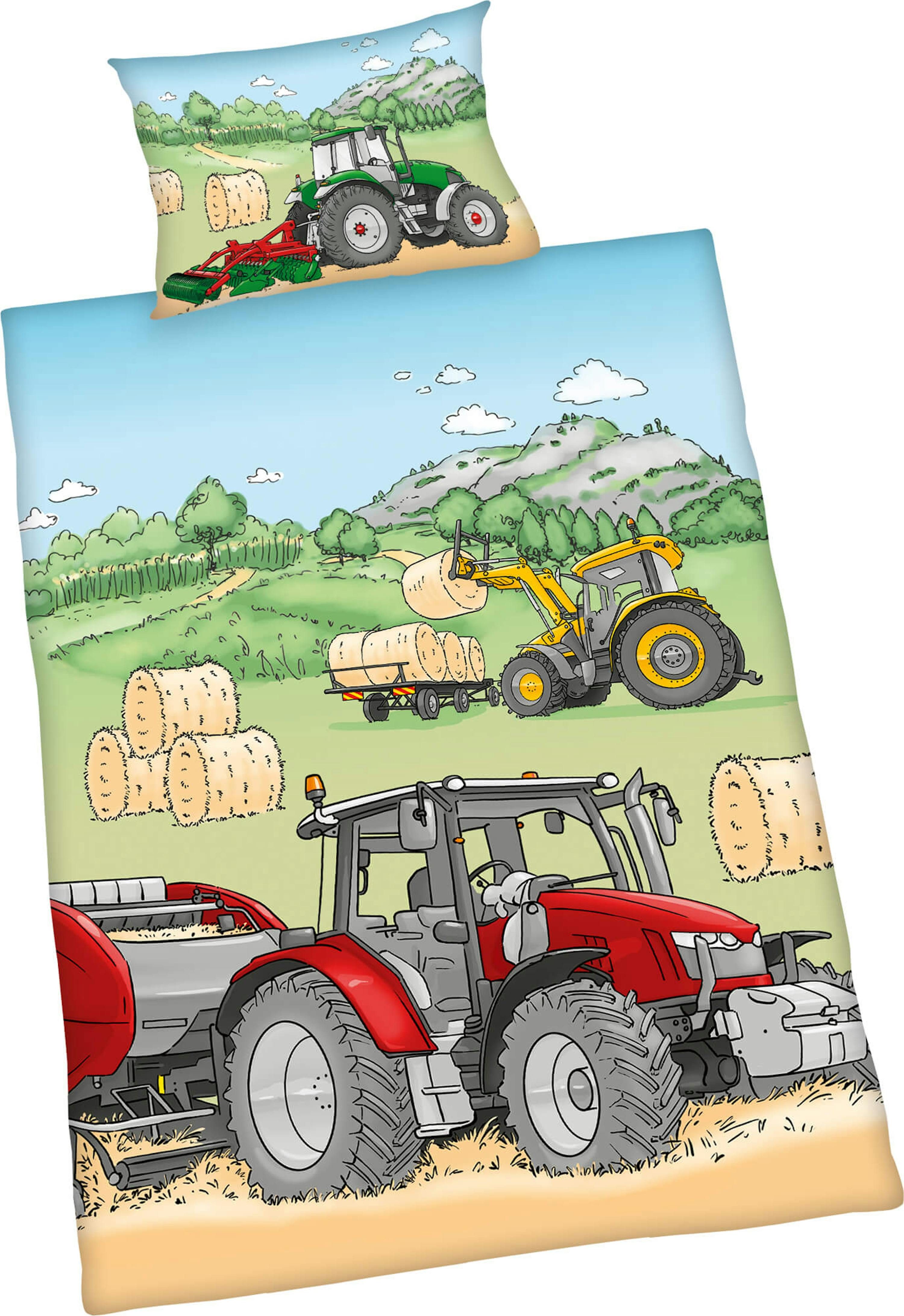 Baby-Bettwäsche Traktor