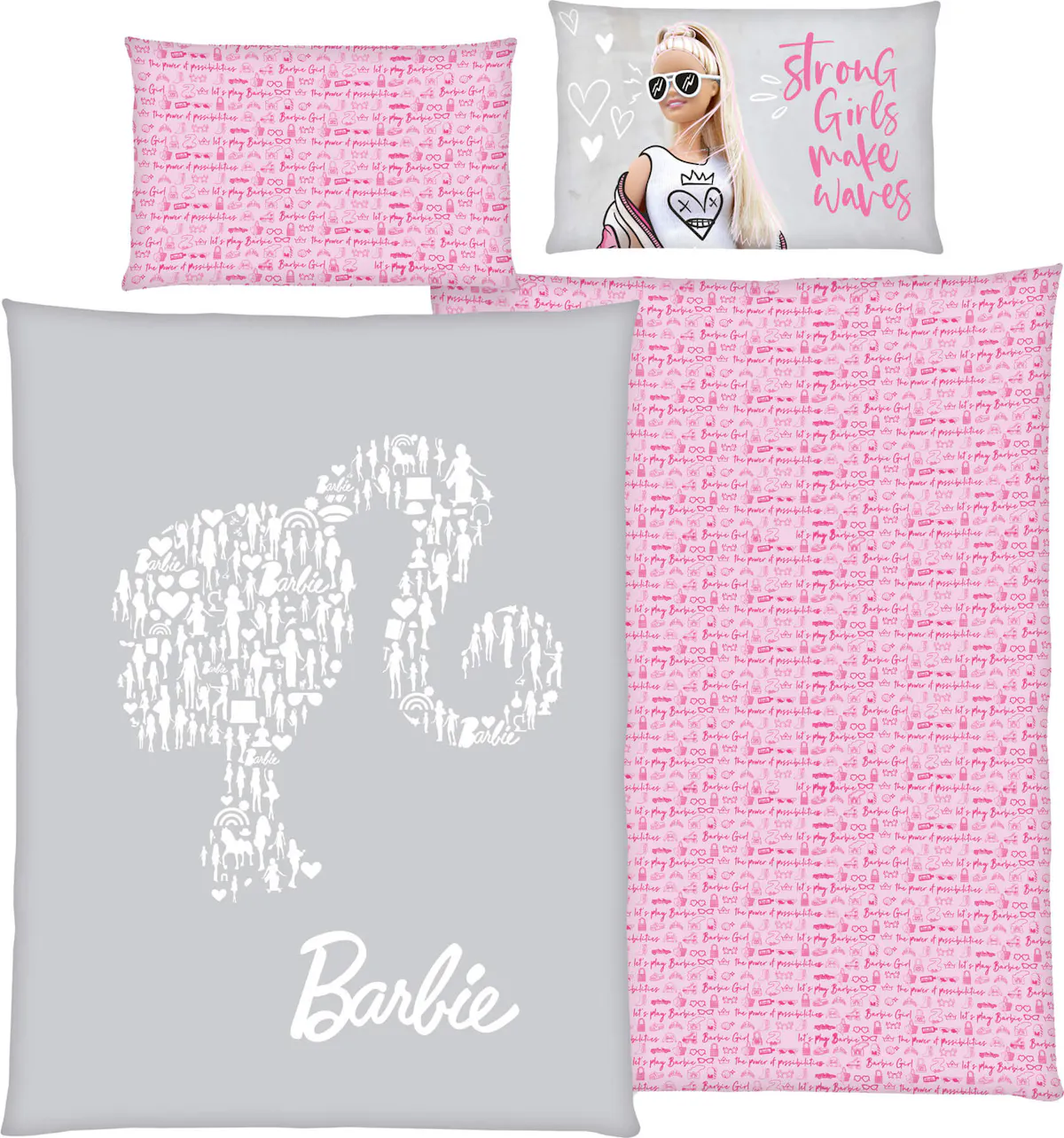 süsse Bettwäsche Barbie für deine Kinder!