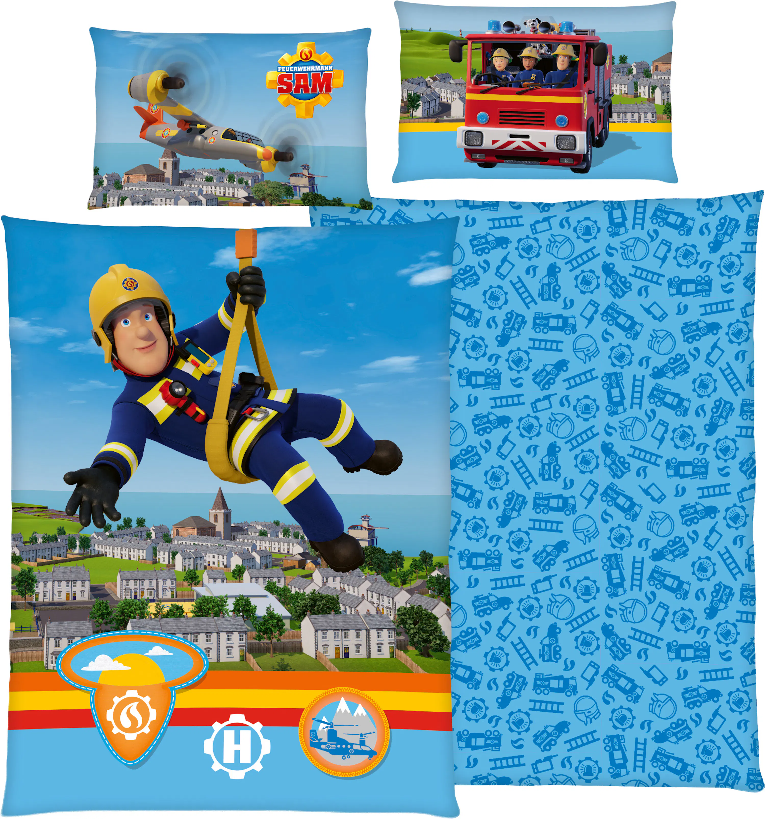Bettwäsche Feuerwehrmann Sam «Fire Swift»