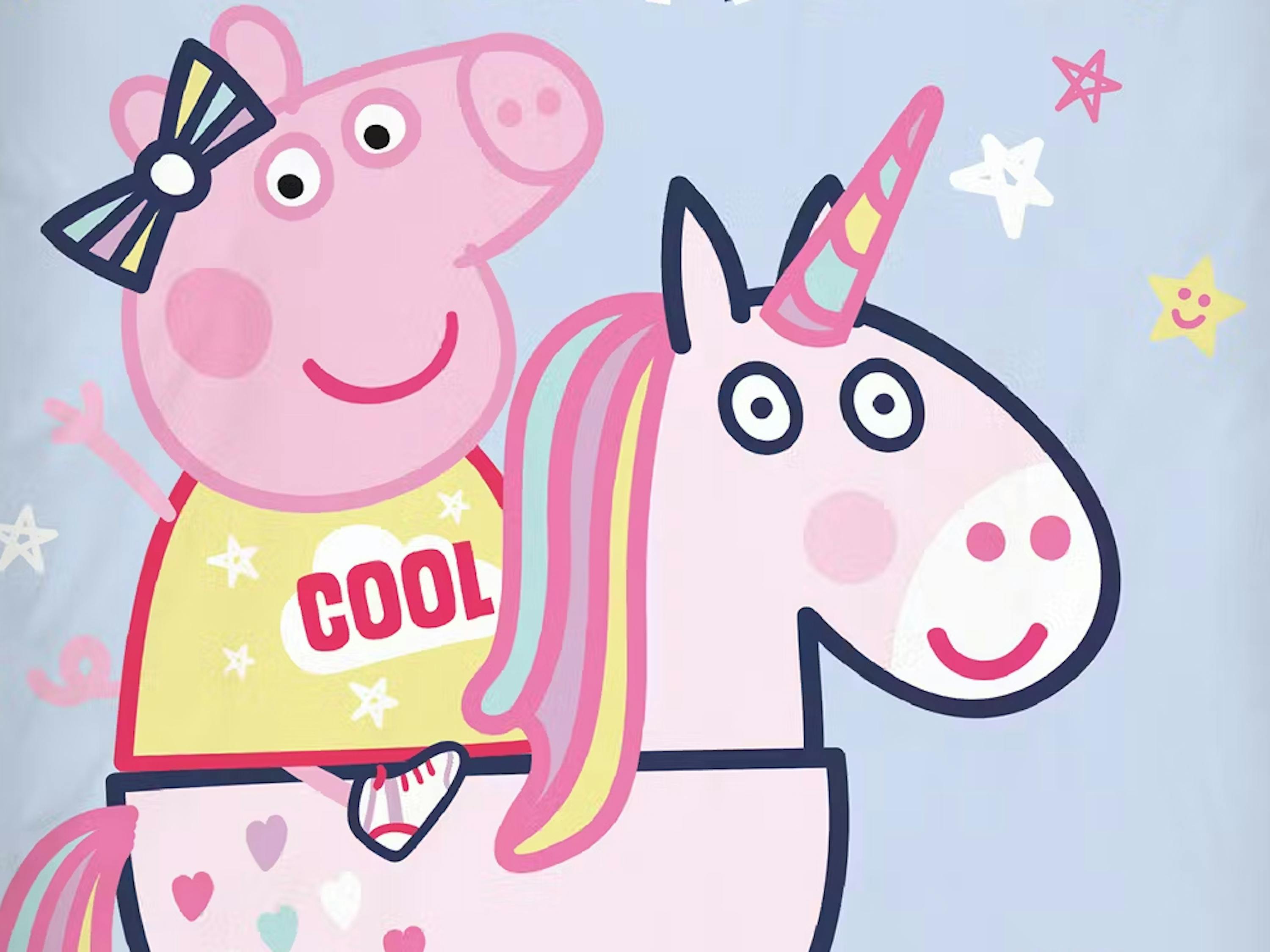 Bettwäsche Peppa Pig «Magical Unicorn»