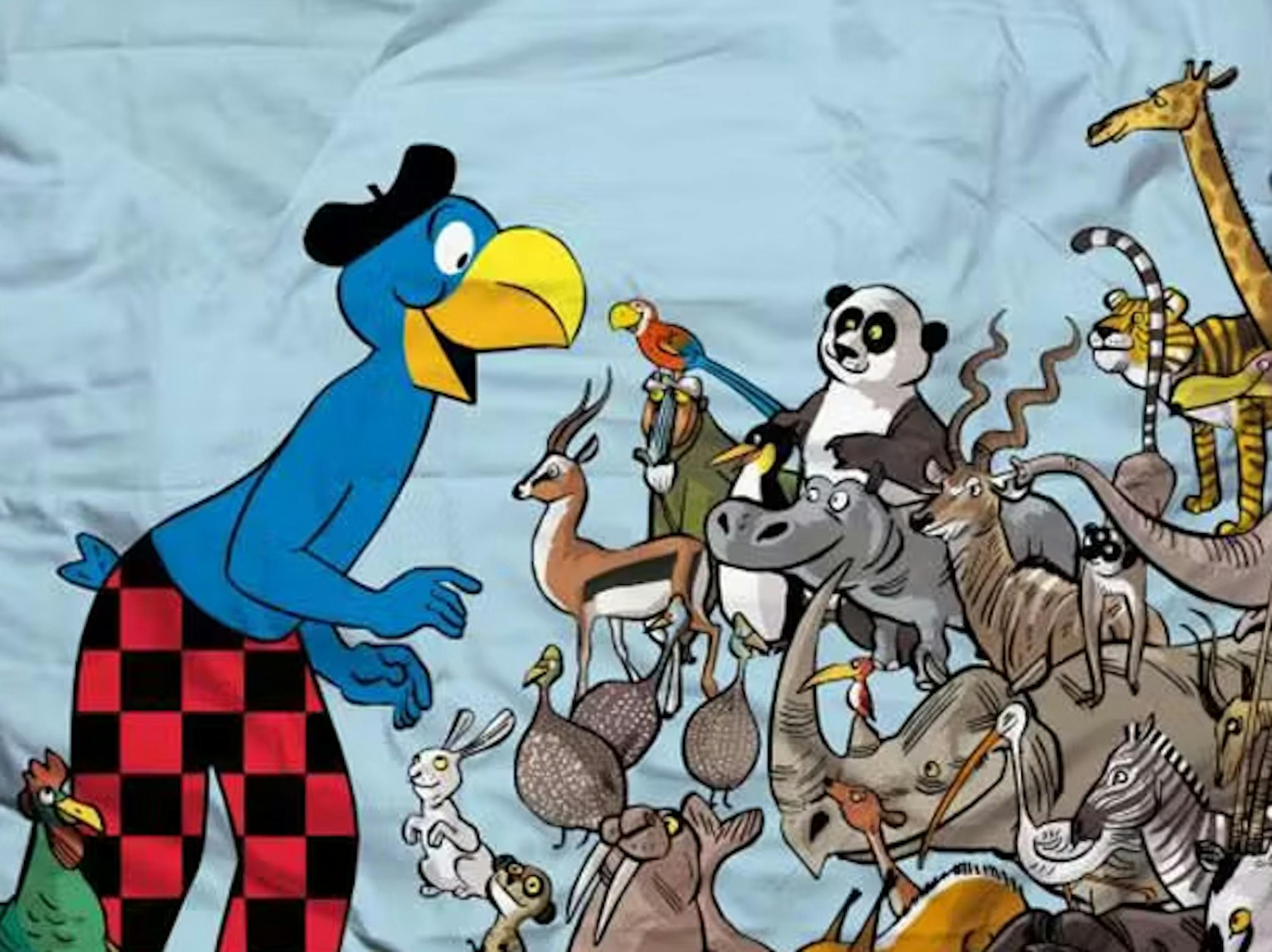 Bettwäsche Globi «Tiere»