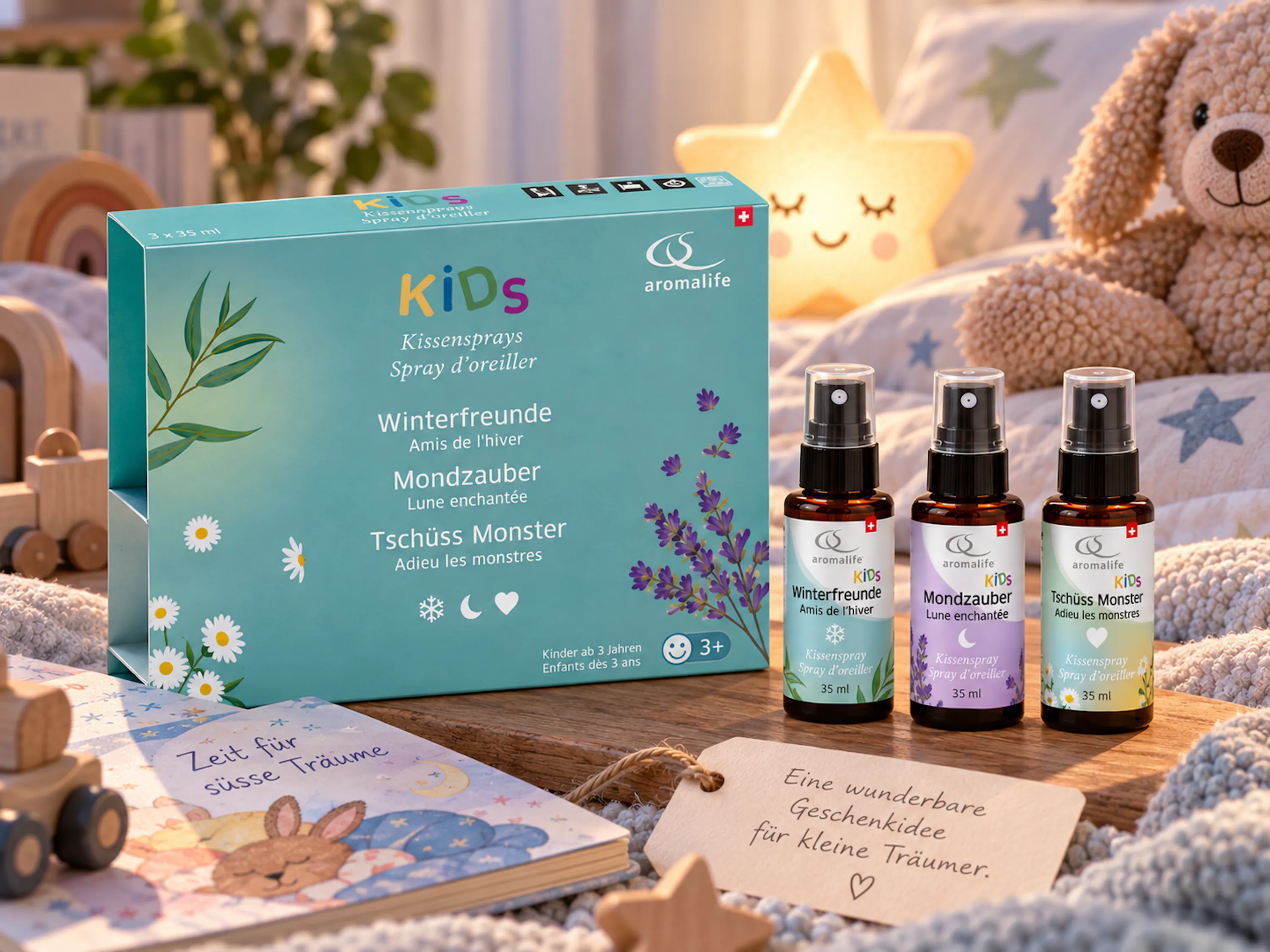 Aromalife Kissenspray KIDS Geschenkset