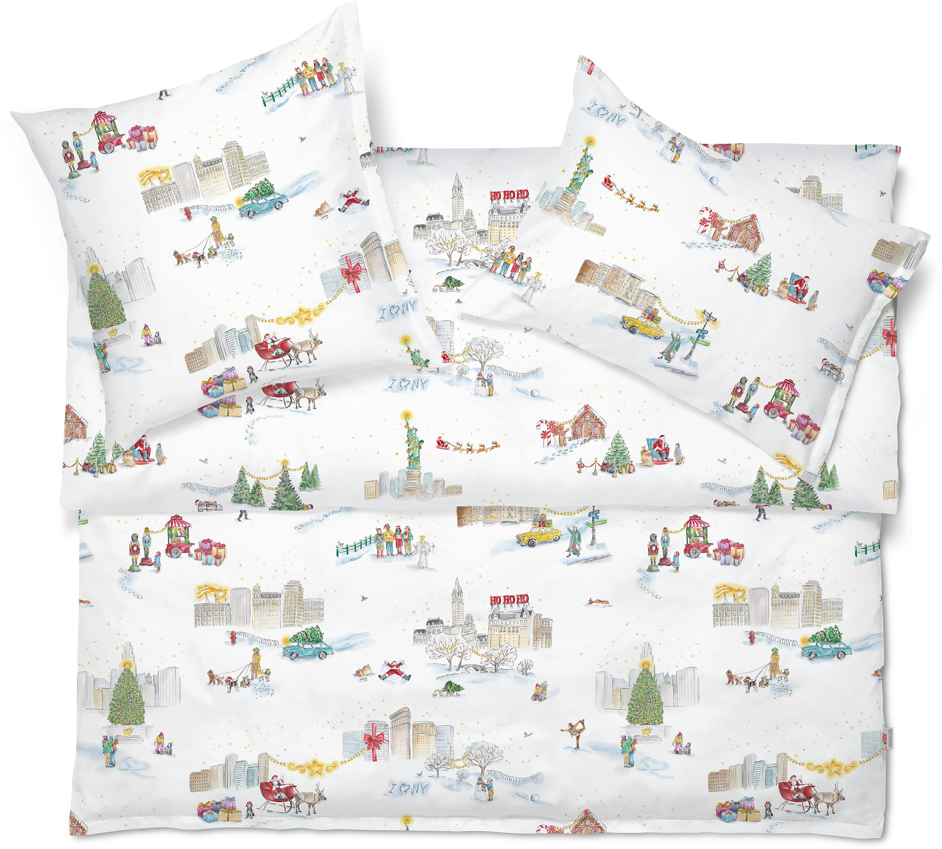 Schlossberg Bettwäsche SANTA IN NY Satin Noblesse