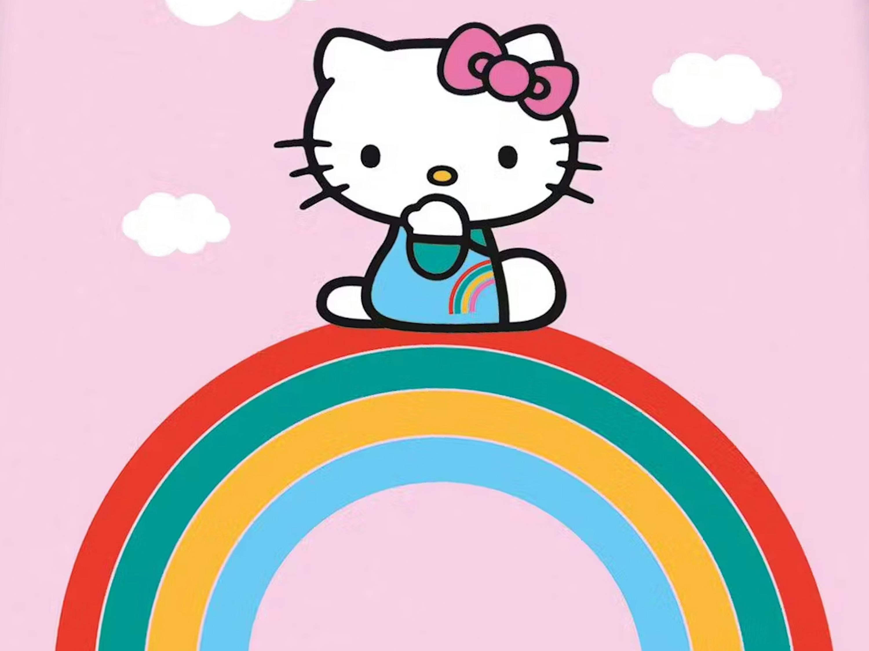 Bettwäsche Hello Kitty «Rainbow»