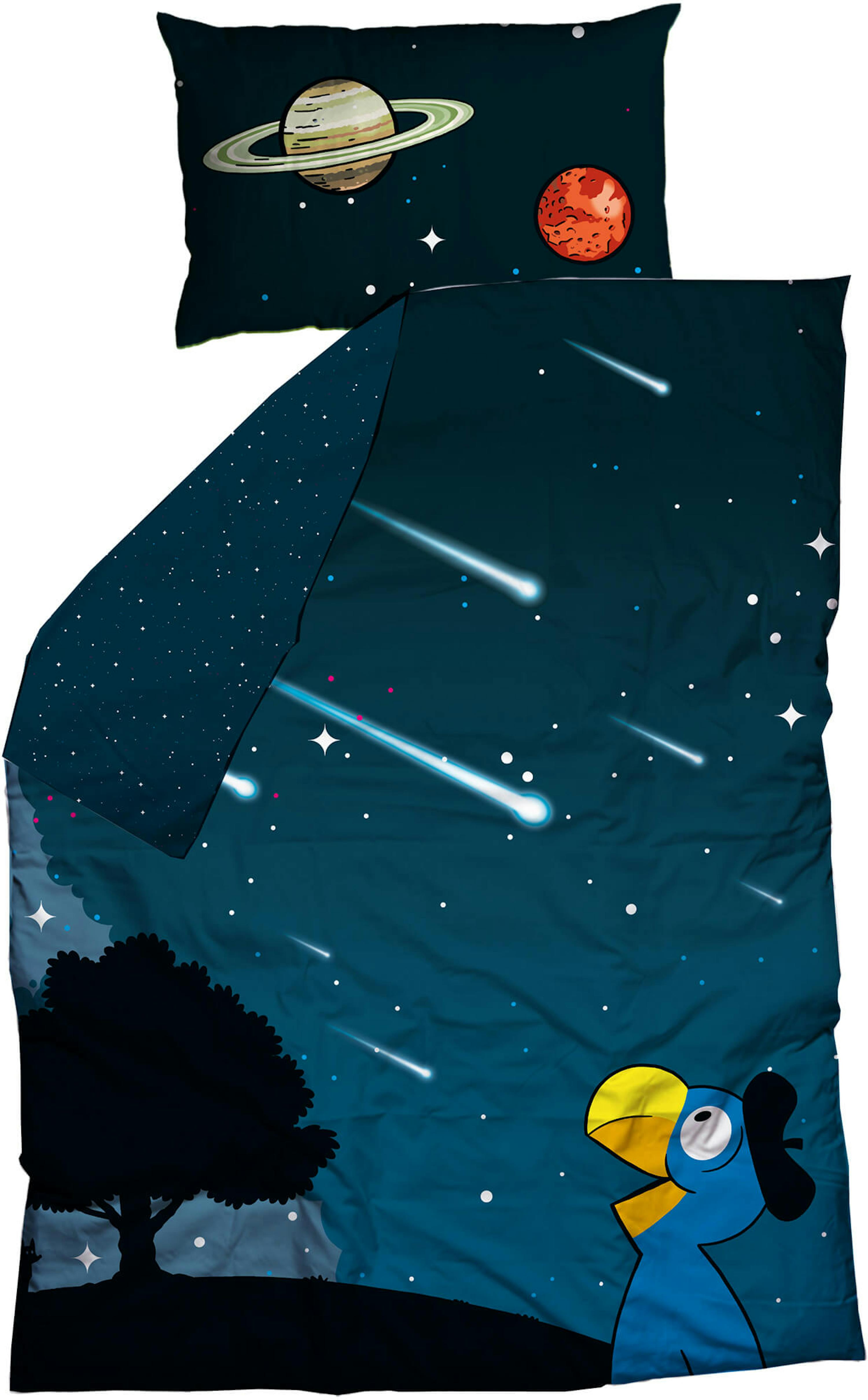 Bettwäsche Globi «Kosmos» Bettwäsche Globi «Kosmos»