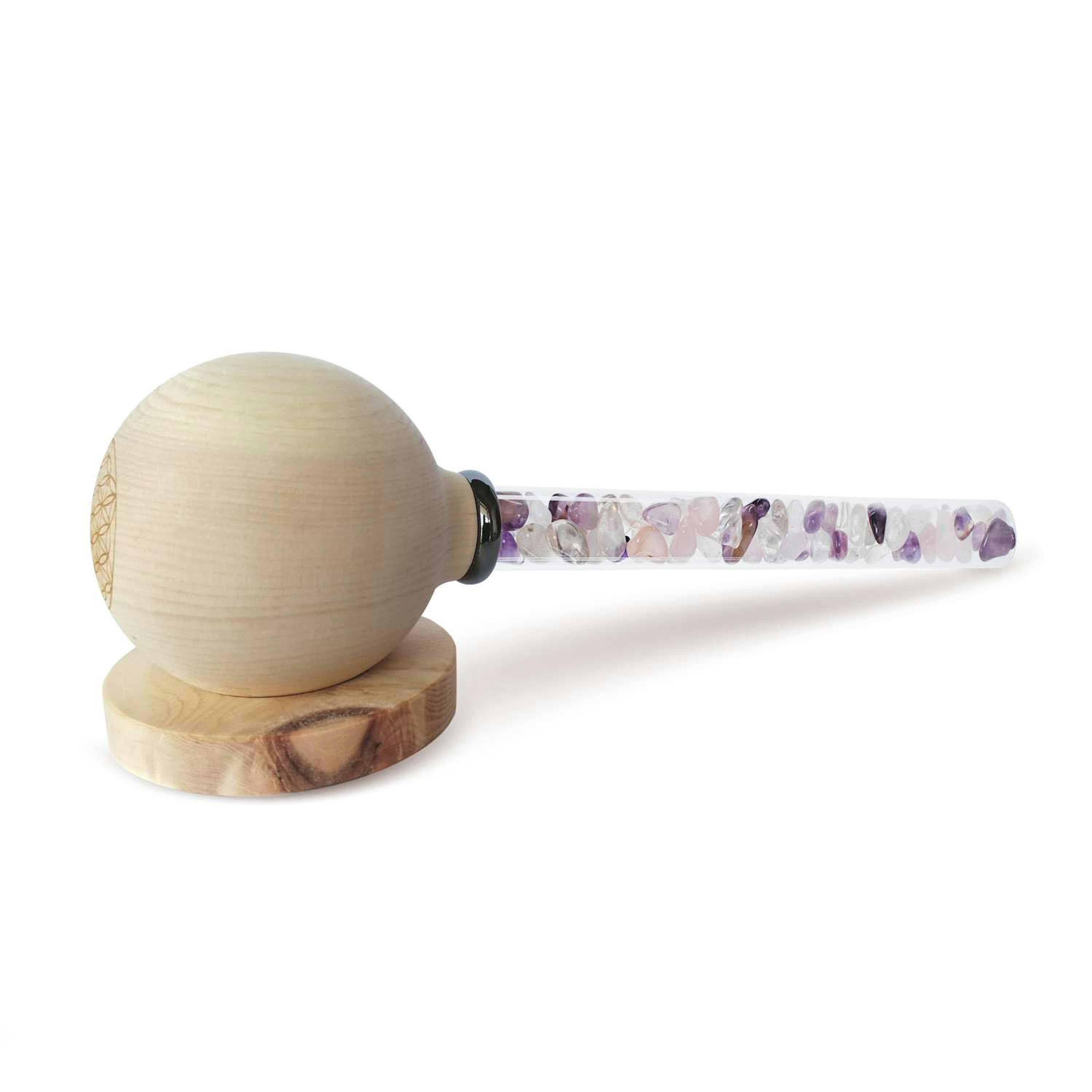 ZirbenKugel Edelsteinstab ZirbenKugel Edelsteinstab