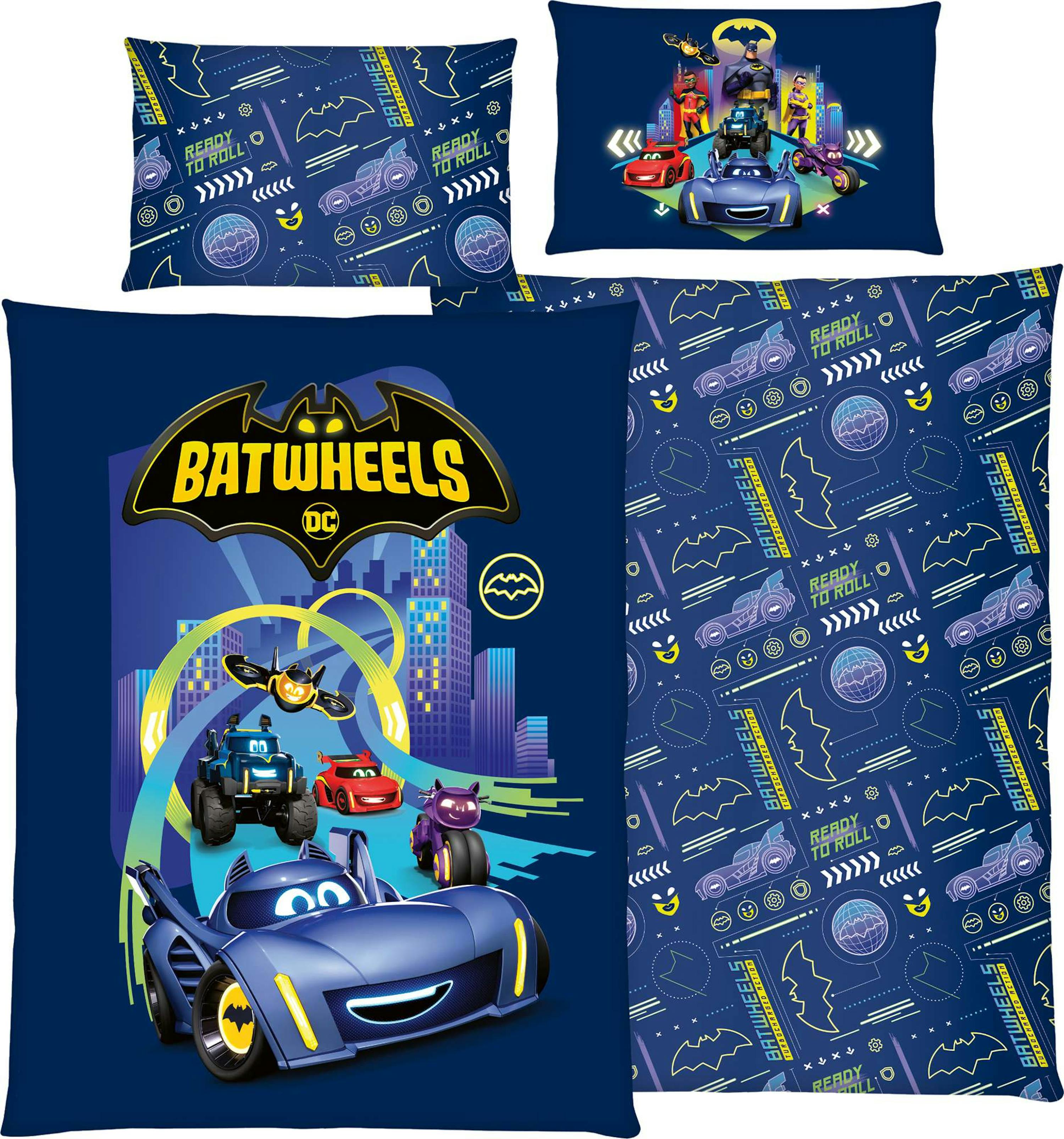 Bettwäsche Batman «Batwheels» Bettwäsche Batman «Batwheels»