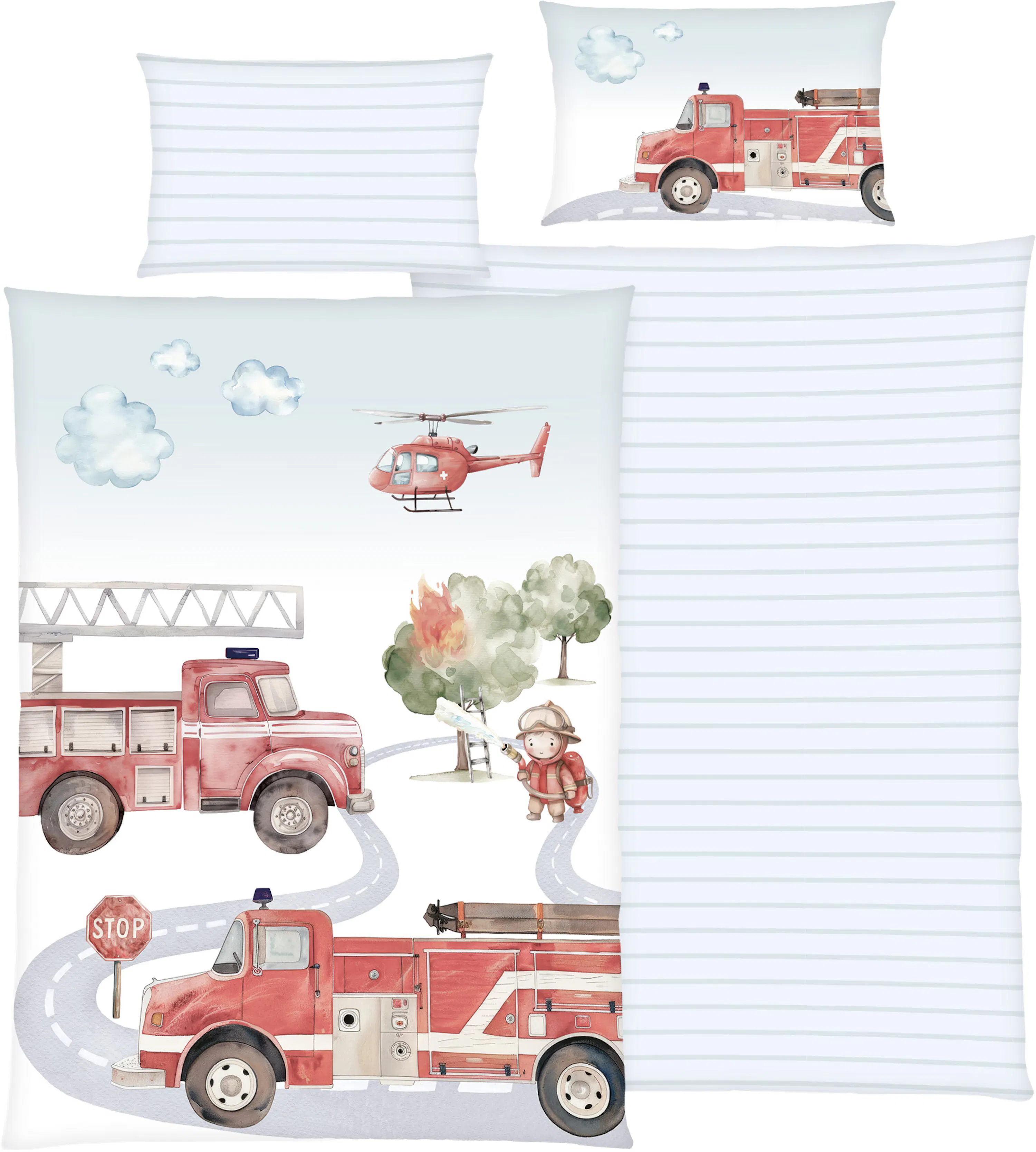 Baby-Bettwäsche Feuerwehr