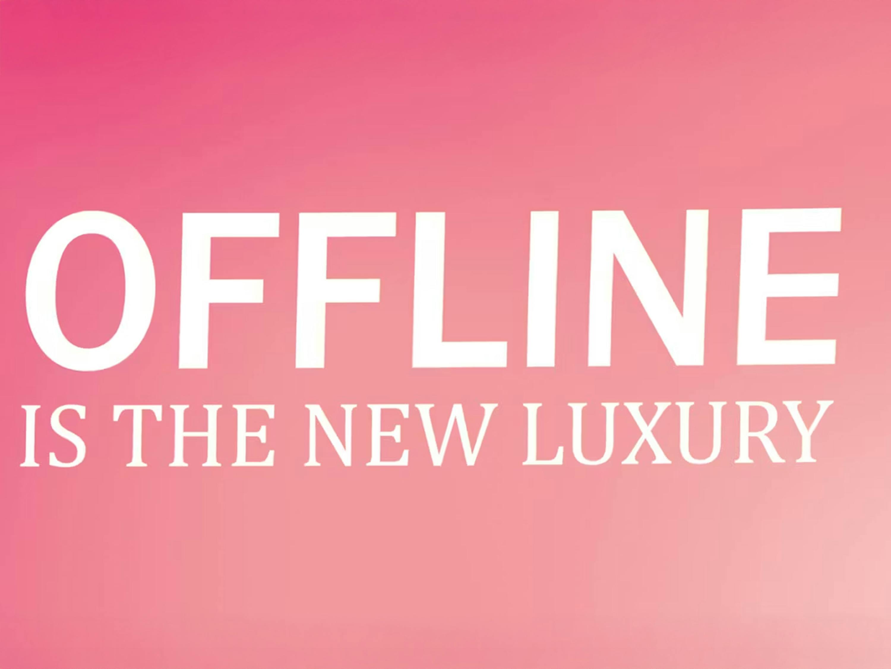 Strandtuch Offline is the new Luxury