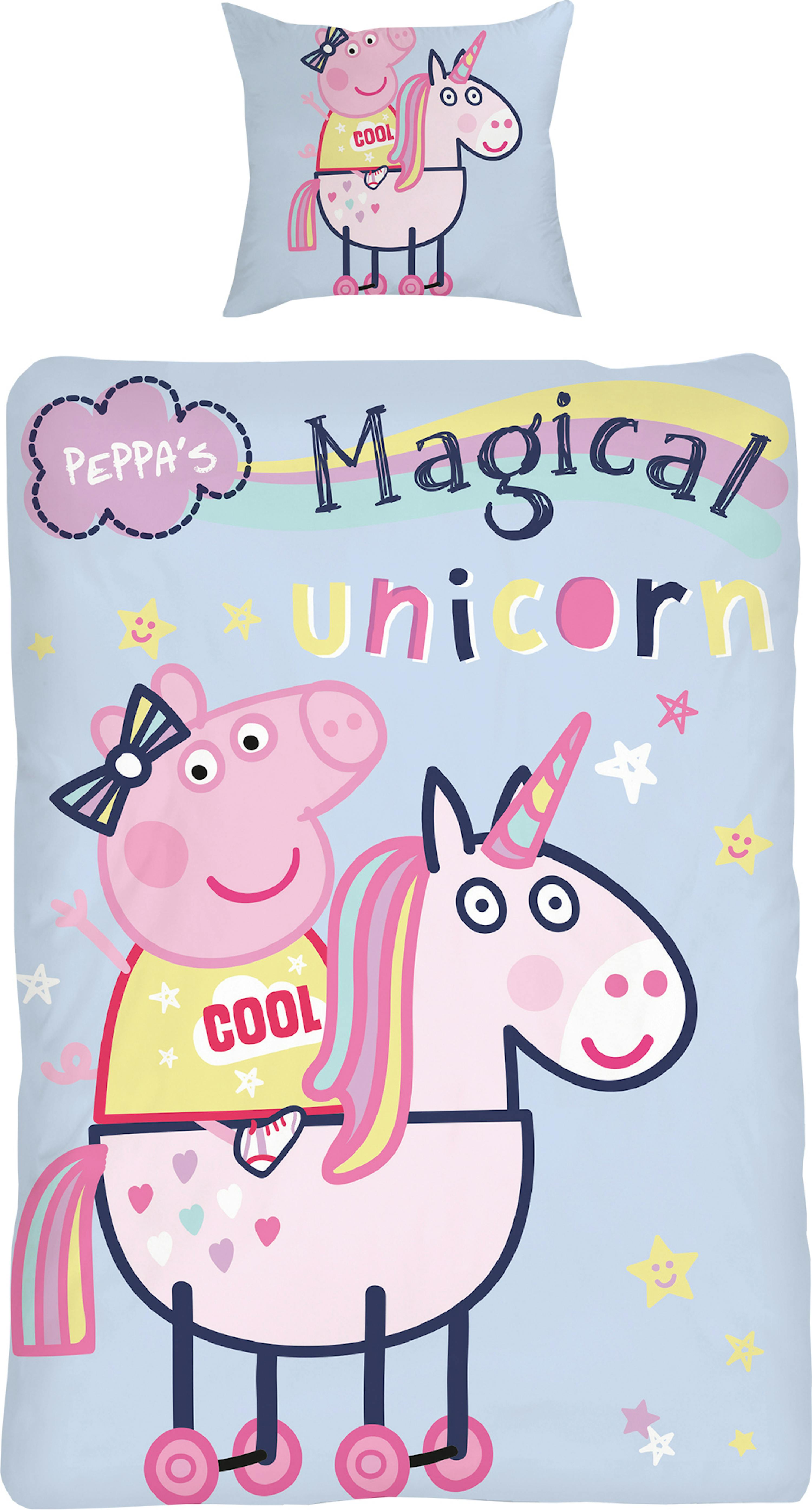 Bettwäsche Peppa Pig «Magical Unicorn»