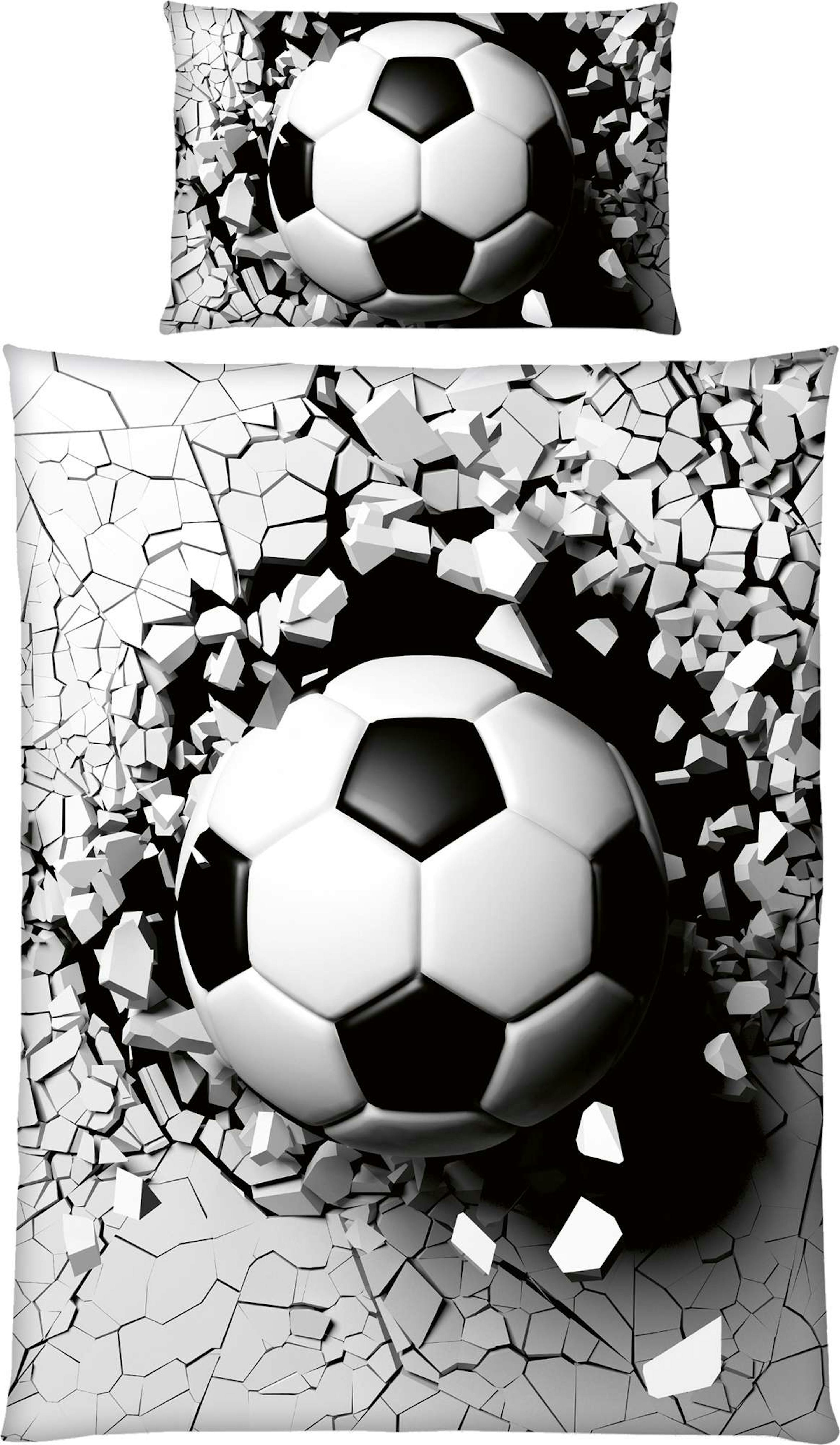 Bettwäsche Fussball 3D