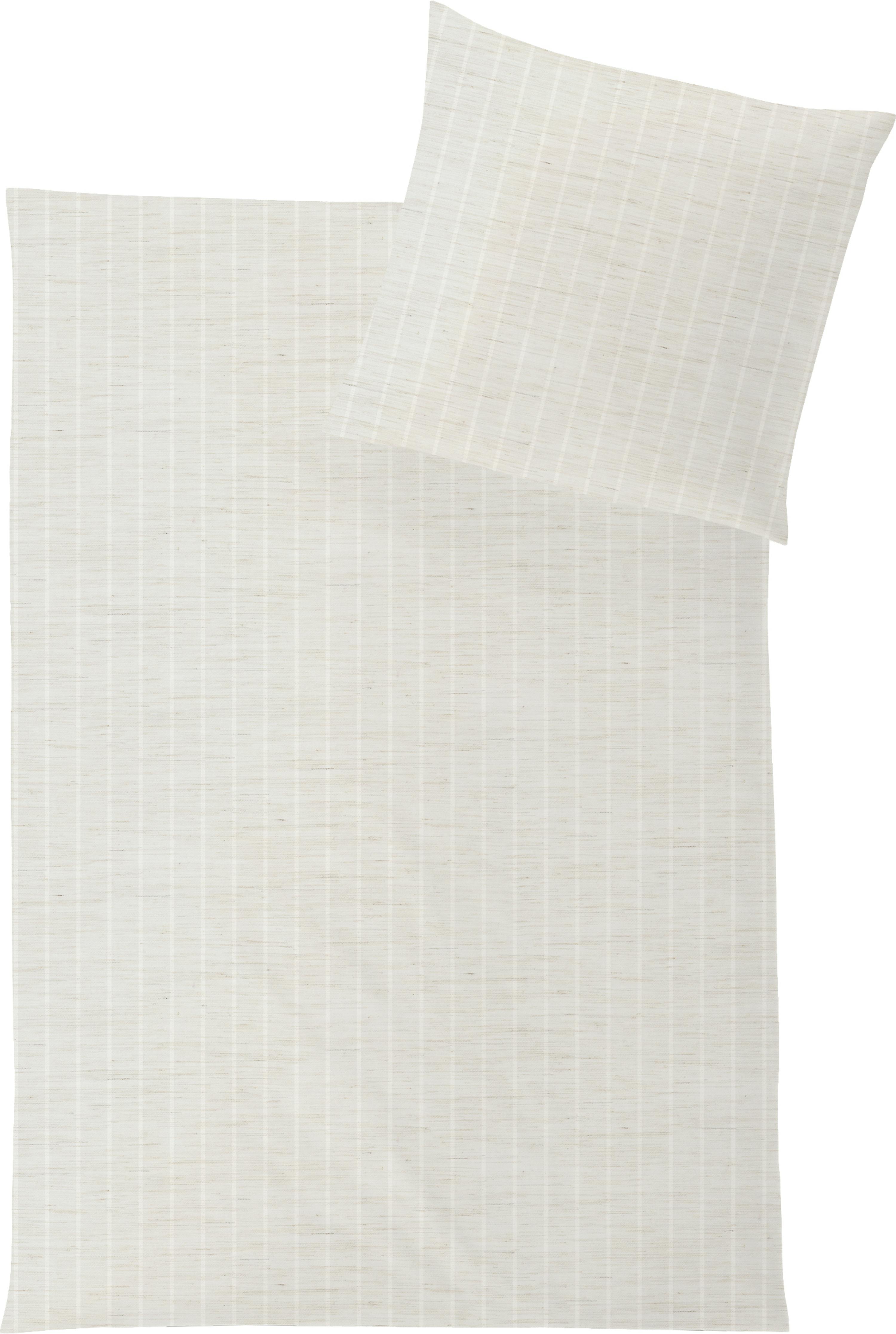 HEFEL Bettwäsche Opulence STREIFEN pearl