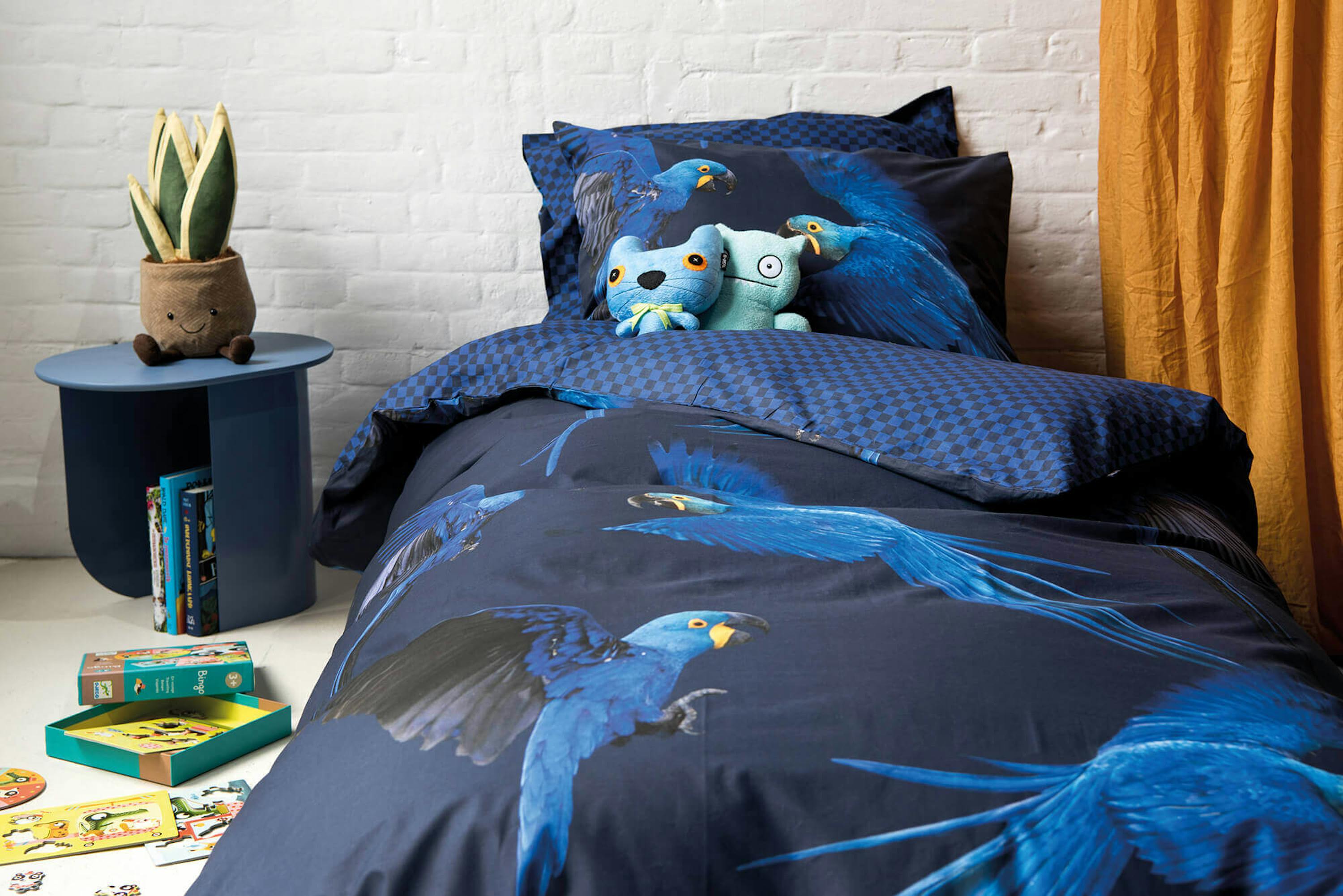 SNURK Bettwäsche Blue Parrot