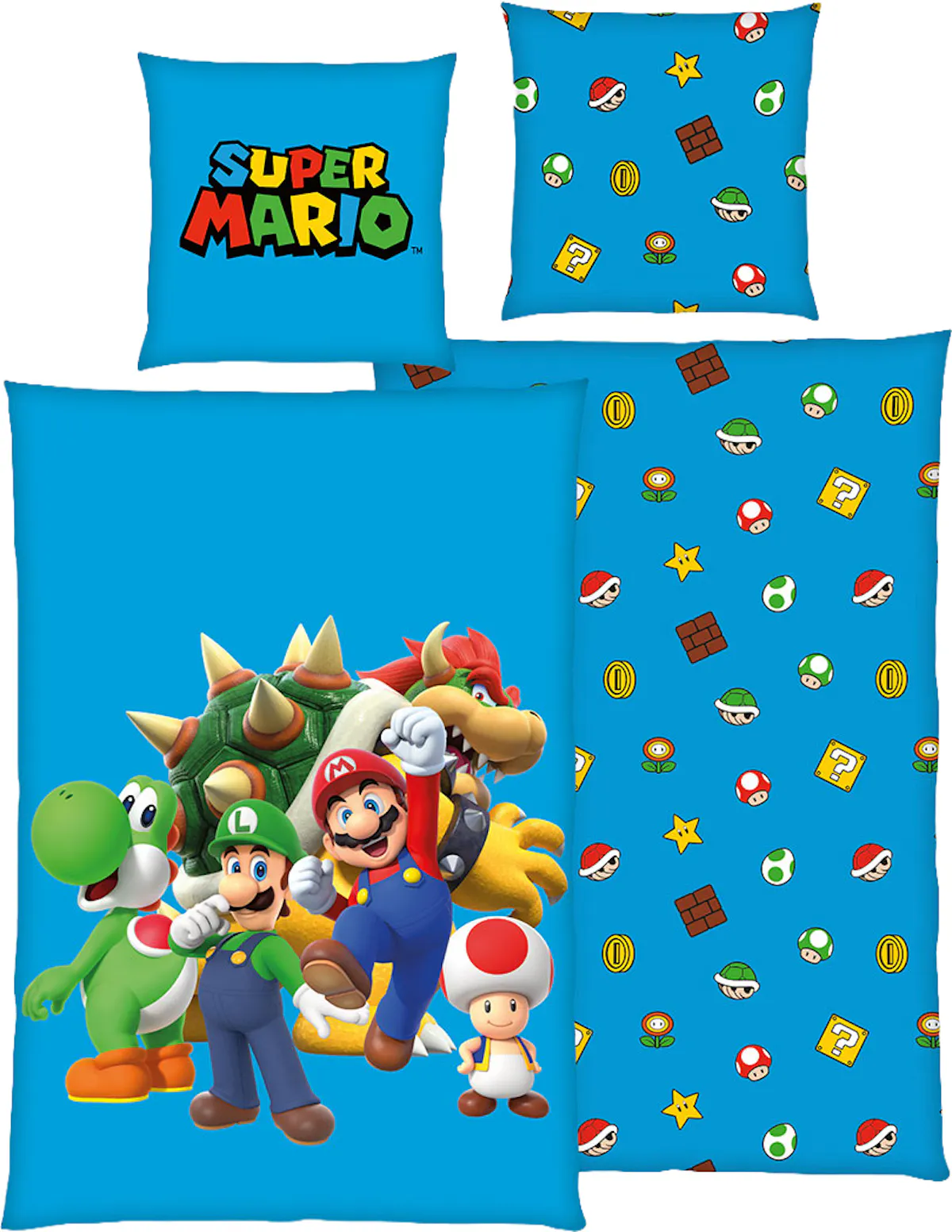 Bettwäsche Super Mario von Herding für fröhliche Kids