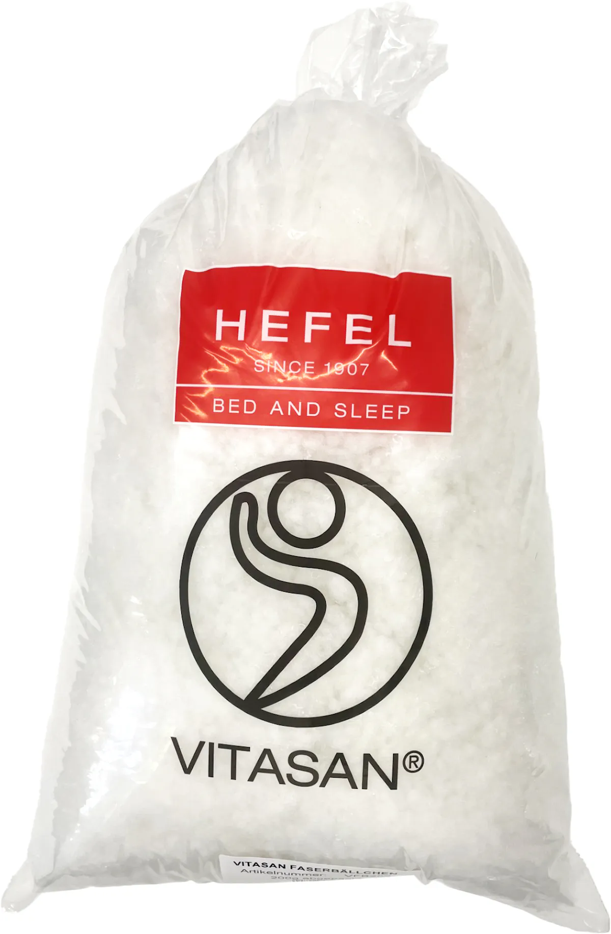 HEFEL Vitasan PES-Faserbällchen für bequeme Kissenfüllung