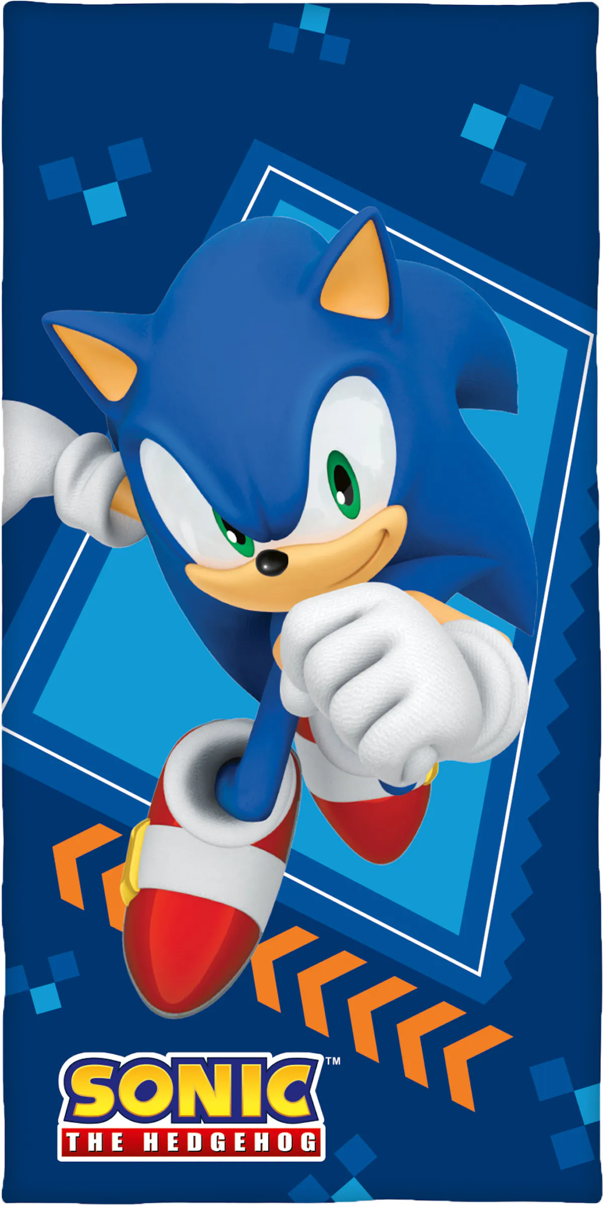 Strandtuch Sonic the Hedgehog für Kinder - Herding 75x150 cm
