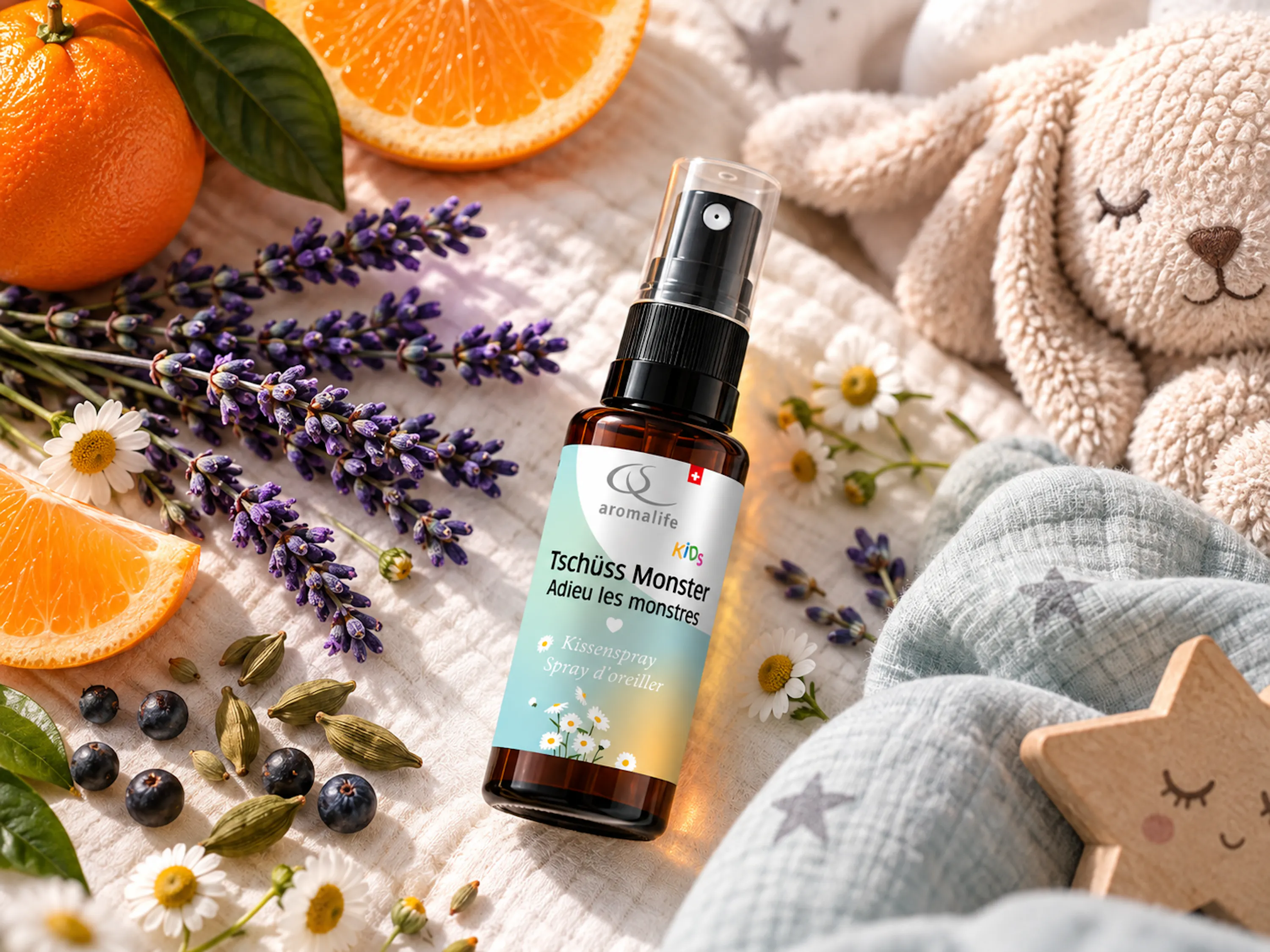 Aromalife Kissenspray KIDS «Tschüss Monster»