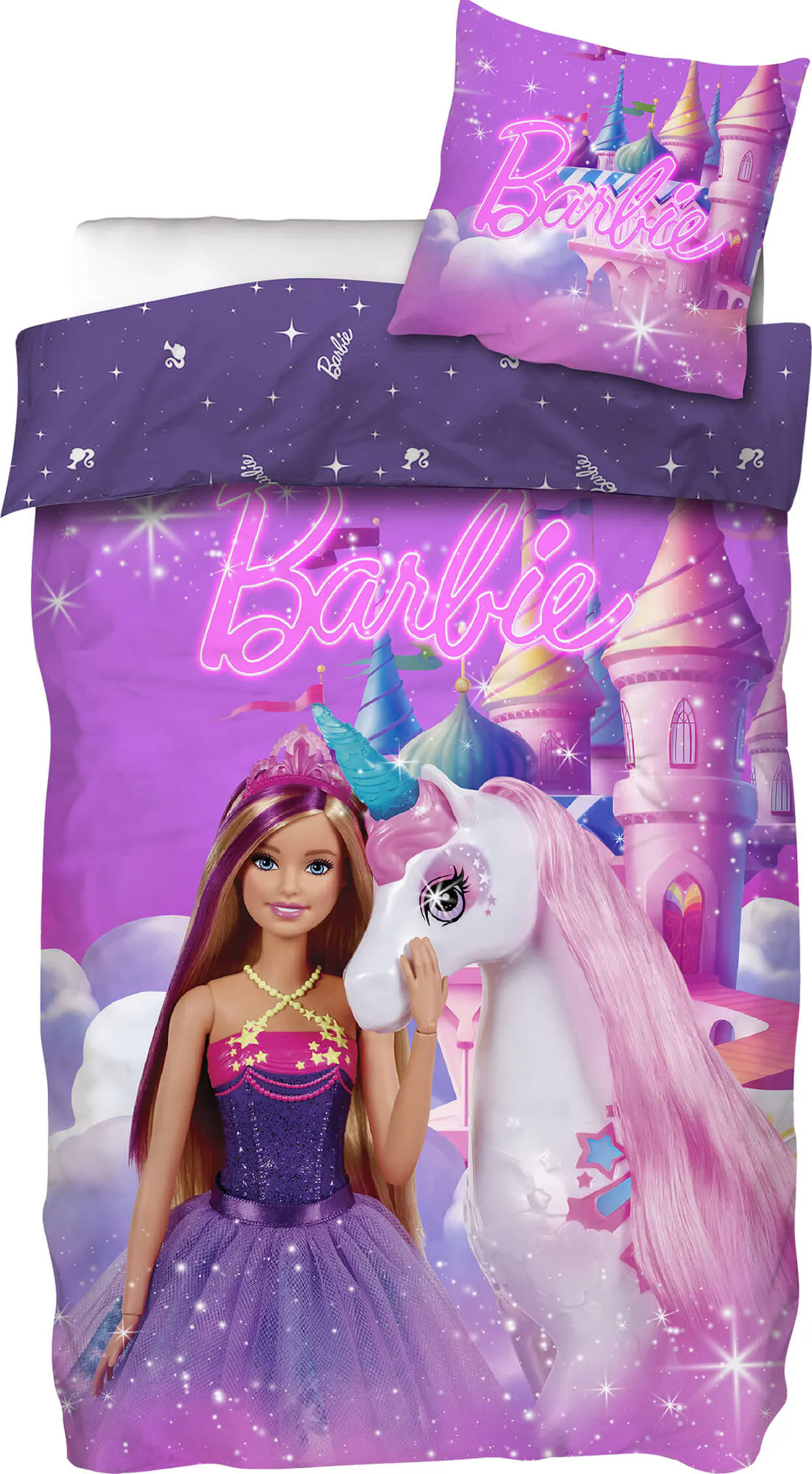 Barbie & Einhorn Bettwäsche – Träume in Lila erleben!