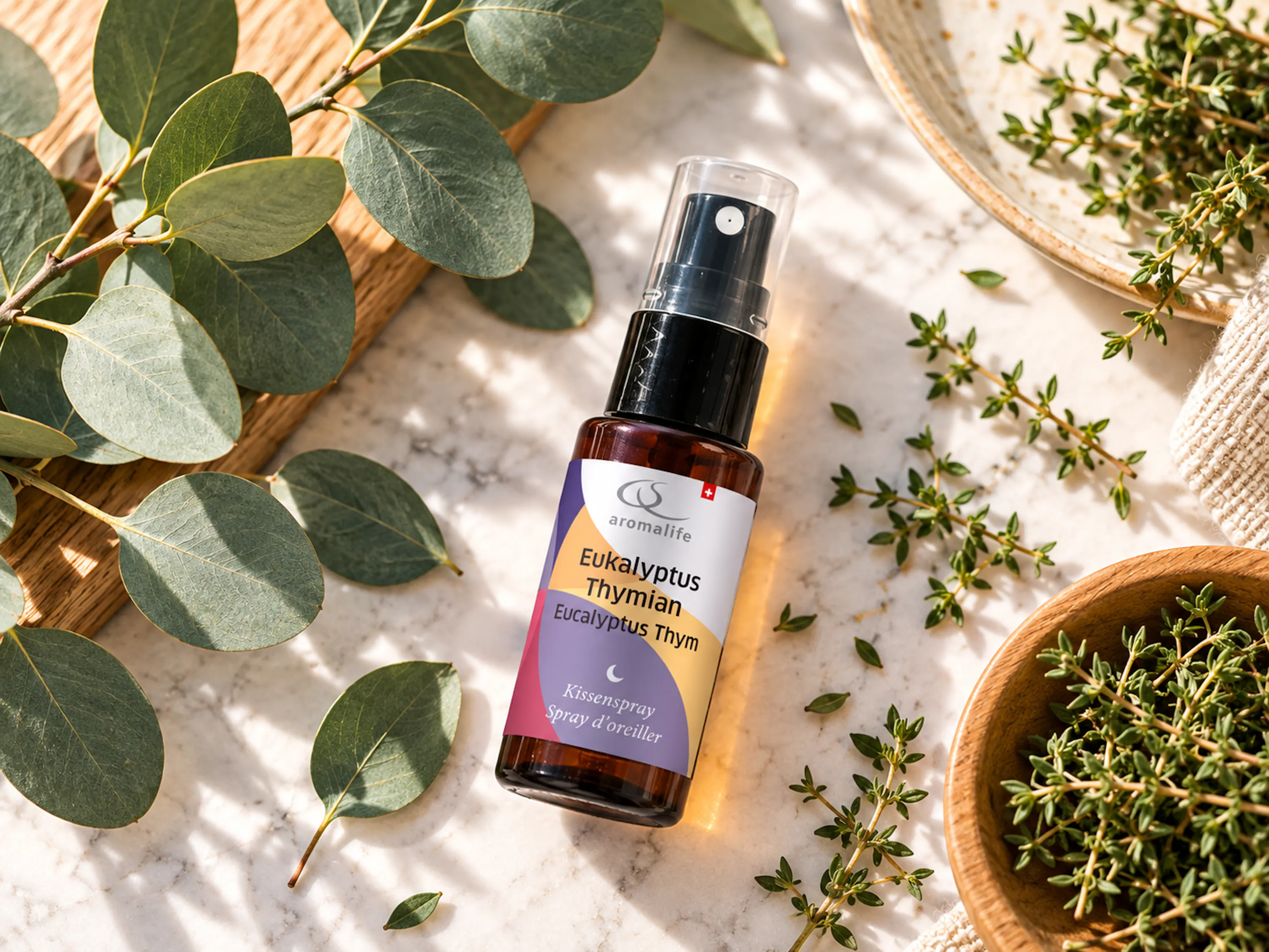 Aromalife Kissenspray Eukalyptus & Thymian