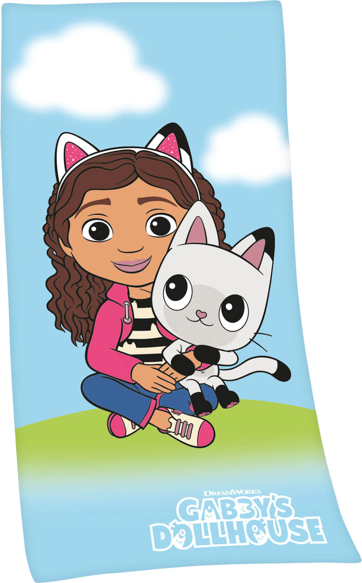 Strandtuch Gabby's Dollhouse für Fans – 100% Baumwolle