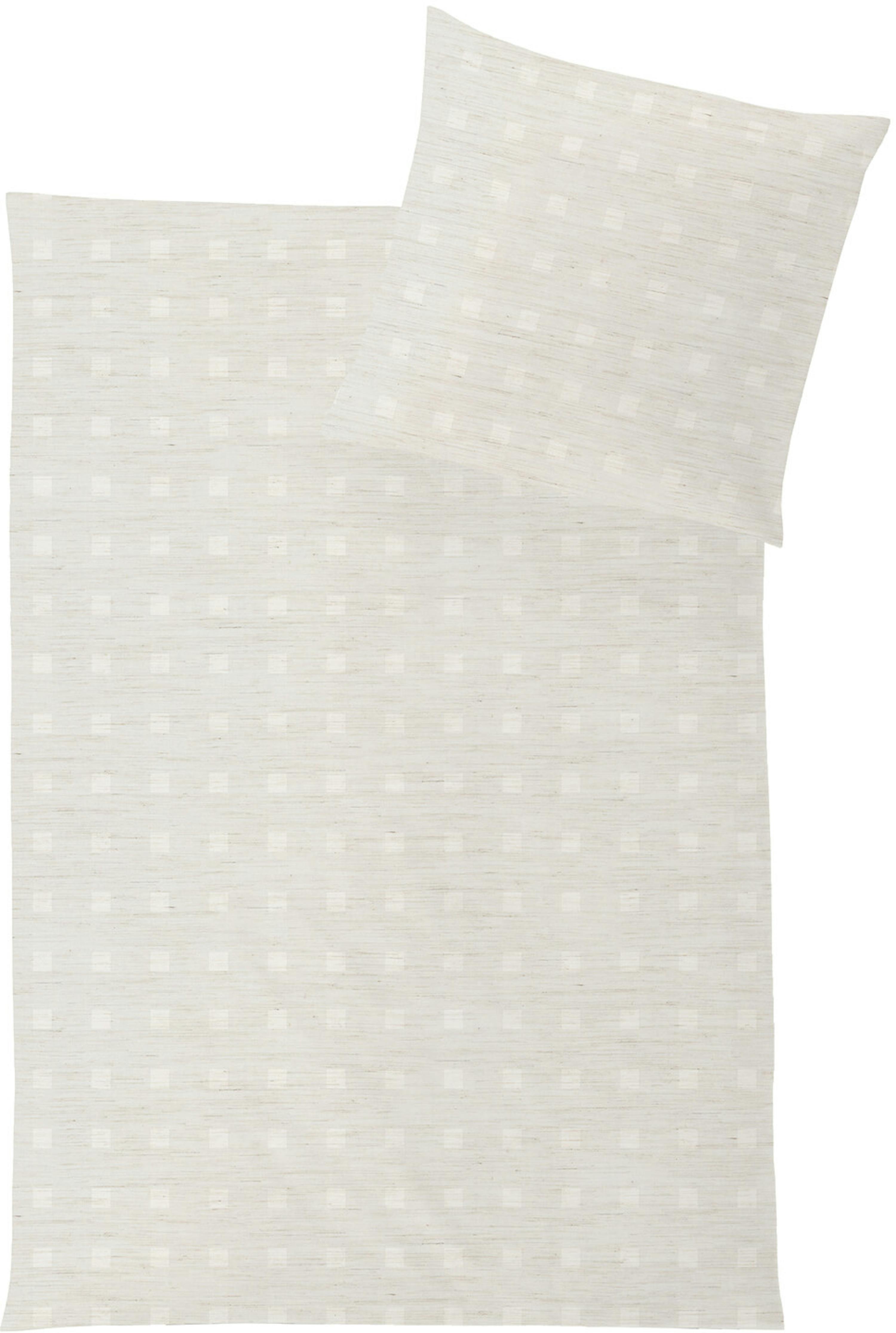 HEFEL Bettwäsche Opulence WÜRFEL pearl