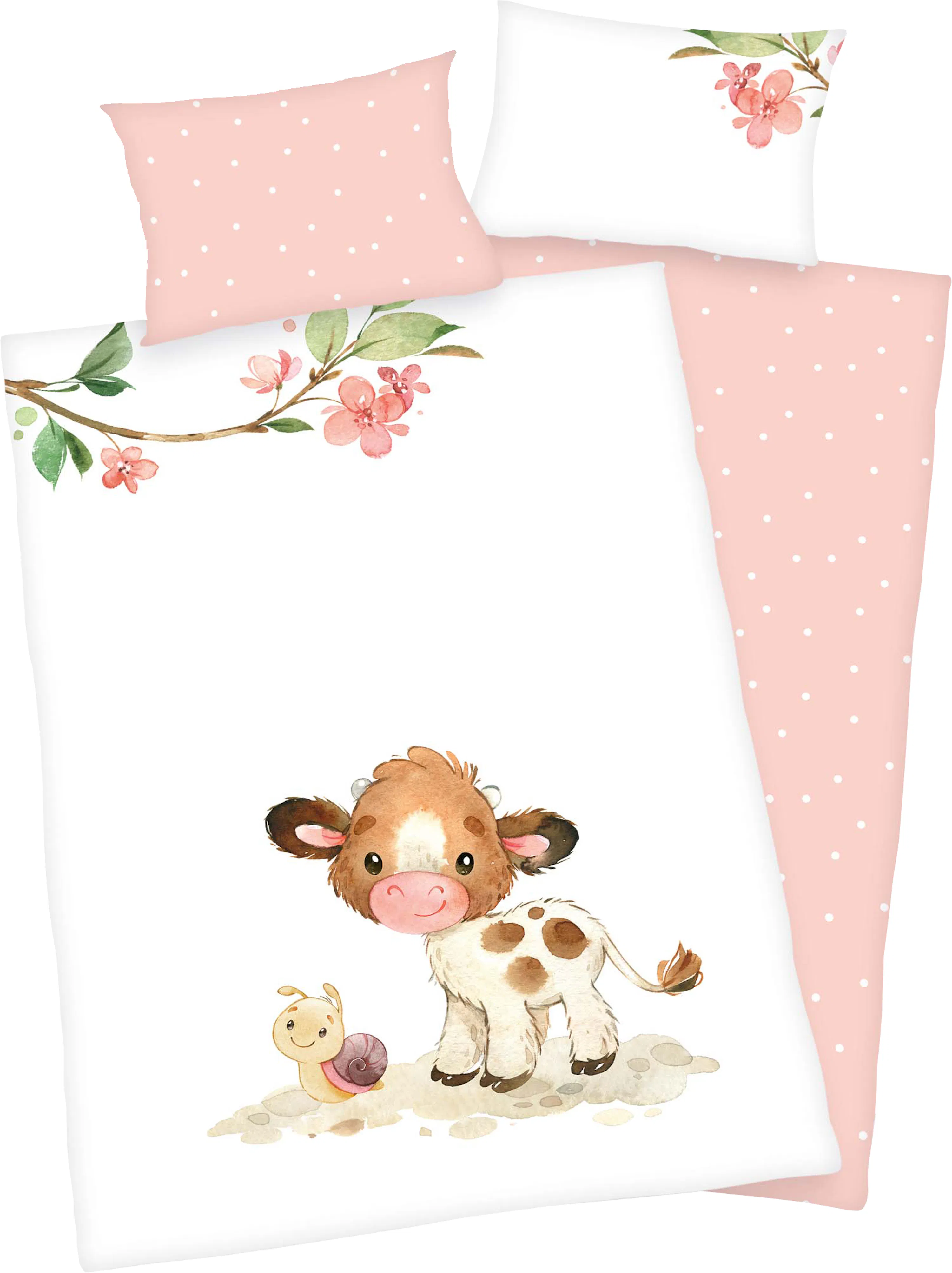 Baby-Bettwäsche Süsses Kälbchen