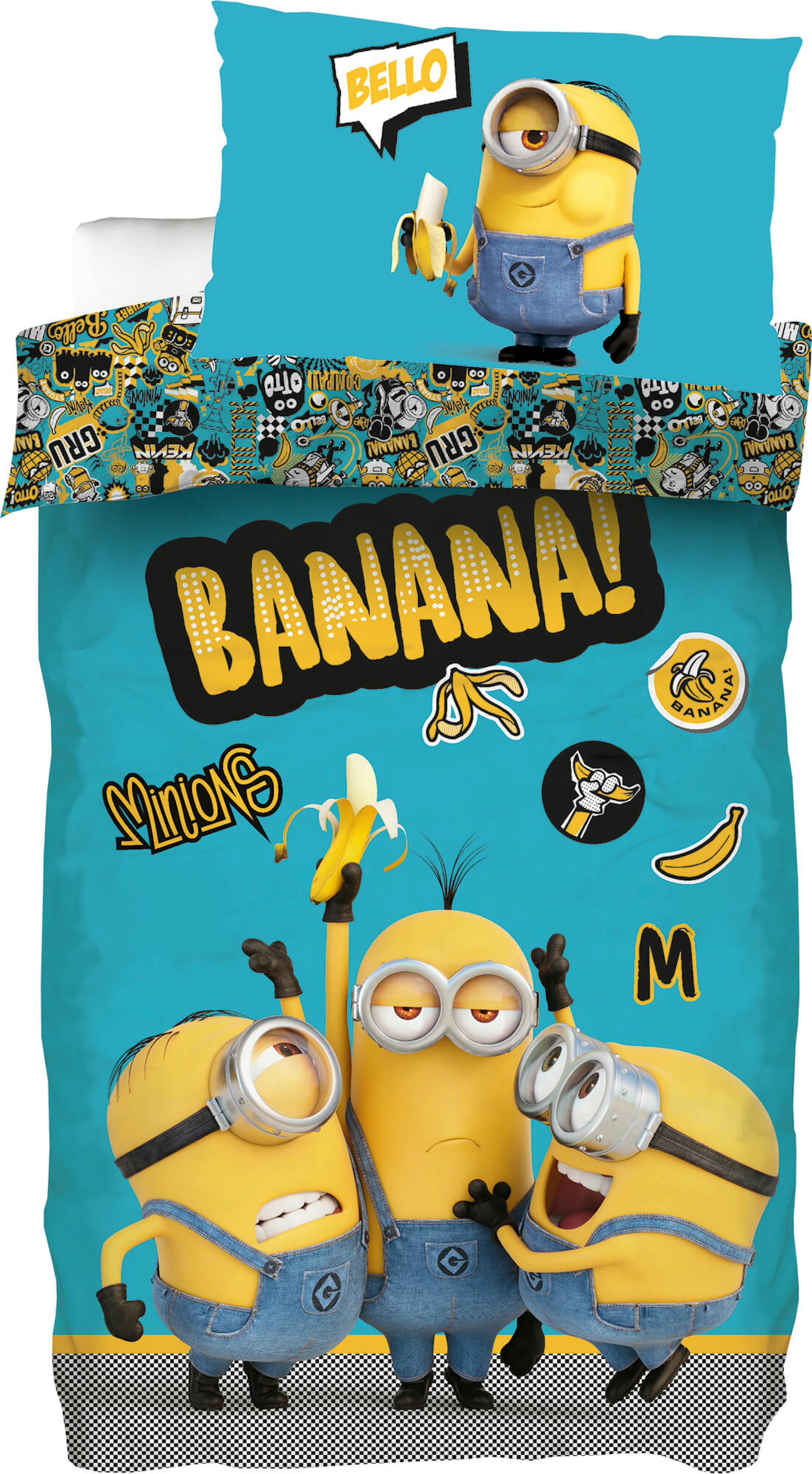 Bettwäsche Minions «Banana» Bettwäsche Minions «Banana»